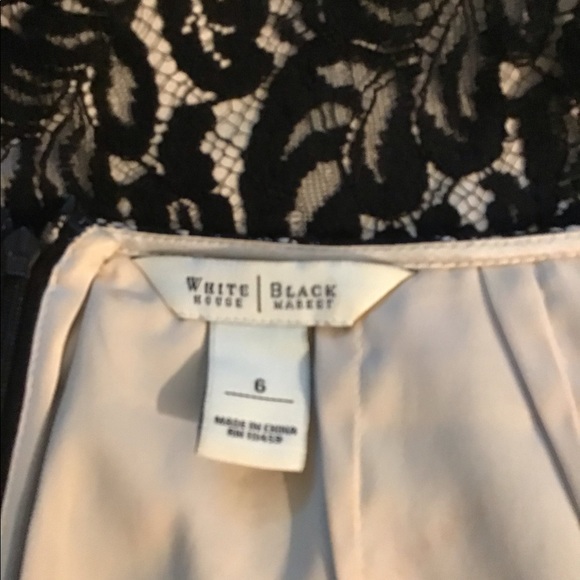 WHITE HOUSE BLACK MARKET BLACK LACE SKIRT’S size 6 - Picture 4 of 5